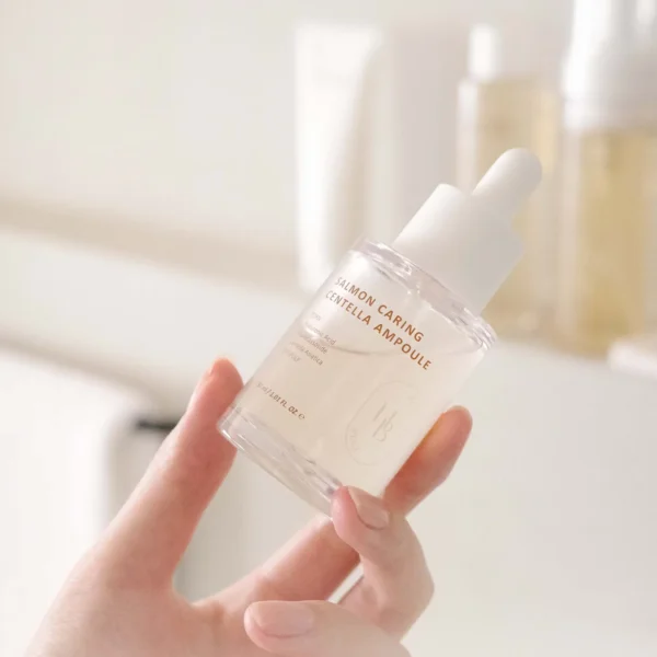 HEVEBLUE- Ampoule Centella Caring au Saumon – Image 2