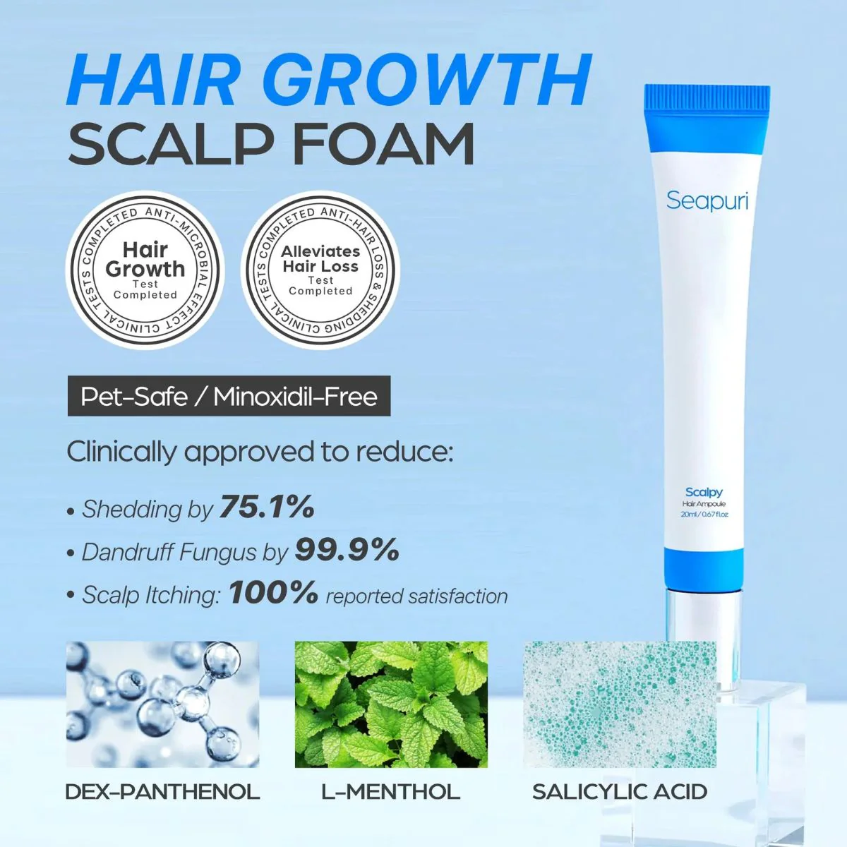 Seapuri - Scalpy Hair Serum 20mL – Image 2